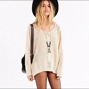 Unif x urban outfitters cream sweater